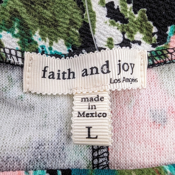 Faith & Joy Skirt Floral Skirt - Large - NWT - Picture 4 of 5